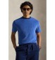 Polo Ralph Lauren T-shirt tricoté en éponge Classic Fit bleu