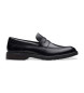 Clarks Aldwin Step leren loafers zwart