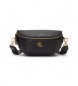Lauren Ralph Lauren Sac banane en cuir Marcy noir