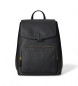 Lauren Ralph Lauren Mochila Cameryn de piel granulada negro