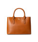 Lauren Ralph Lauren Sacoche en cuir Marcy marron