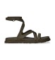 UGG Sandalias GoldenGaze Embossed Ankle Wrap verde
