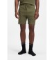 BOSS Grüne Pyjama-Shorts