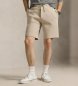 Polo Ralph Lauren Beigefarbene Doppelstrickshorts
