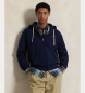Polo Ralph Lauren Sweatshirt RL com capuz azul-marinho