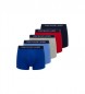 Polo Ralph Lauren Förpackning med 5 boxershorts i rött, grått, blått och marinblått
