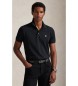 Polo Ralph Lauren Polo de piqué elástico Custom Slim Fit negro