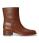Lauren Ralph Lauren Bottines Kyle en cuir de veau marron