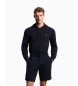 Emporio Armani Marineblauwe bermuda van Loungewear