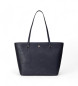 Lauren Ralph Lauren Karly navy tote bag