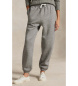 Polo Ralph Lauren Grey fleece jogger pants with drawstring