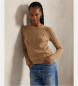 Polo Ralph Lauren Pull en laine et cachemire marron