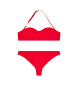EA7 Bikini Water Sports rouge