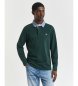 Gant Polo Rugger col chambray vert