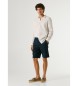 Pepe Jeans Pantaloncini chino classici blu navy