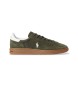 Polo Ralph Lauren Zamszowe buty Bedford w kolorze zielonym