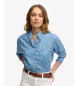 Superdry Blue Relaxed Poplin Shirt
