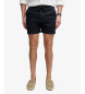Superdry Krótkie spodenki Merchant Lino morskie