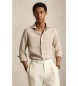 Polo Ralph Lauren Camisa de lino Custom Fit beige