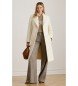 Lauren Ralph Lauren Beige double-breasted jas van wolmix