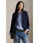 Polo Ralph Lauren Marineblauwe blazer van wol met elastaan