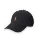 Polo Ralph Lauren Cappello con visiera in twill di cotone nero