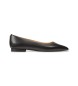 Lauren Ralph Lauren Londyn ballerinasko i skind, sort