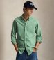 Polo Ralph Lauren Custom Fit Oxfordhemd, garngefärbt, grün