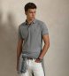 Polo Ralph Lauren Polo Custom Slim Fit de algodón suave gris