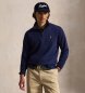 Polo Ralph Lauren Jersey de Estate-Rib con cremallera marino