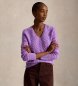 Polo Ralph Lauren Lilac cashmere and wool sweater