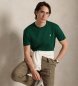 Polo Ralph Lauren T-shirt en maille Custom Slim Fit vert foncé