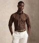 Polo Ralph Lauren Brown Custom Fit stretch poplin shirt