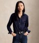 Polo Ralph Lauren Navy Classic Fit cotton twill shirt