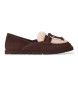 UGG Usnjeni mokasini Zora Loafer temno rjave barve
