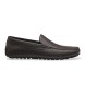 BOSS Mocasines de piel Noel marrón oscuro