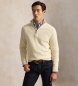 Polo Ralph Lauren Maglione in maglia piqué di cotone beige