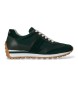 Lauren Ralph Lauren Sneaker sportiva Dani in pelle verde scuro
