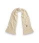 Polo Ralph Lauren Écharpe en point torsadé avec Polo Bear beige