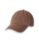 Polo Ralph Lauren Gorra de sarga teñida en prenda marrón
