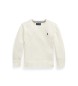Polo Ralph Lauren Pull en coton à col rond beige