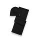Lauren Ralph Lauren Conjunto de gorro y bufanda negro