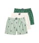 Polo Ralph Lauren Set of 3 cotton boxers, green and white