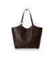 Lauren Ralph Lauren Stor Tasha tote-taske i brunt nappaskind