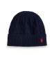 Polo Ralph Lauren Wollmütze mit Kaschmir marineblau