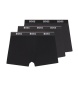 BOSS Conjunto de 3 Cuecas Power preto