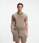 BOSS Polo Paddy Structure marrón