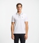 BOSS Polo com fecho de correr Philix GOC branco
