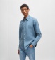 BOSS Camisa Relegant Azul