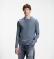 BOSS T-shirt à manches longues TChark bleu moyen